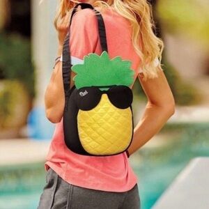 PINK Victoria’s Secret Pineapple Logo Cooler Bag with Sunglasses